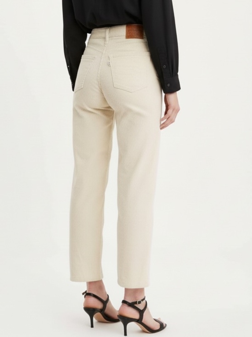 Levi's Premium Ribcage Straight Ankle Corduroy Pants